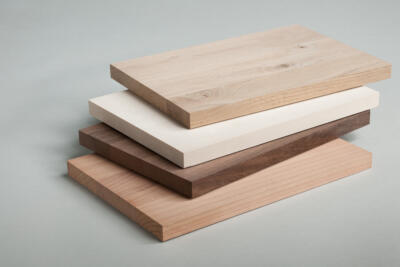 1-Schicht Laubholzplatten mit durchgehenden Lamellen